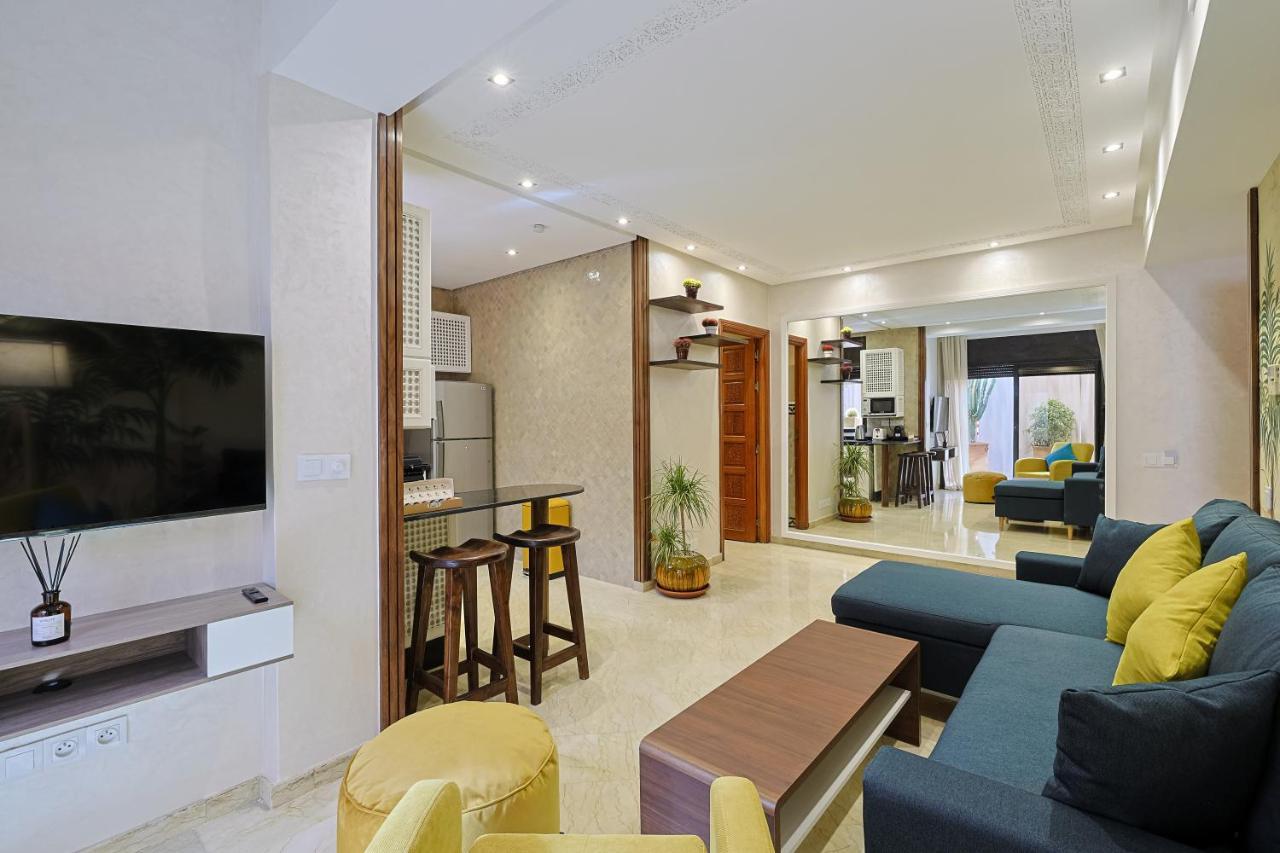 Oasis - Appartement Authentique A Gueliz Marrakesh Extérieur photo